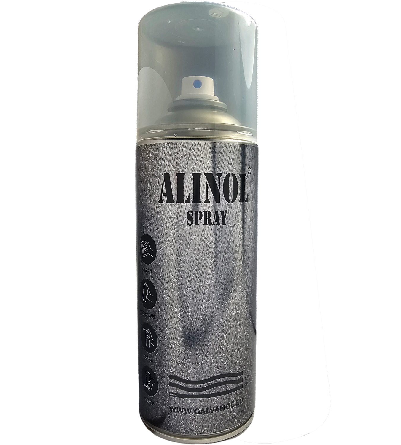 Spray protector ALINOL para superficies metálicas con fórmula de alto contenido en zinc