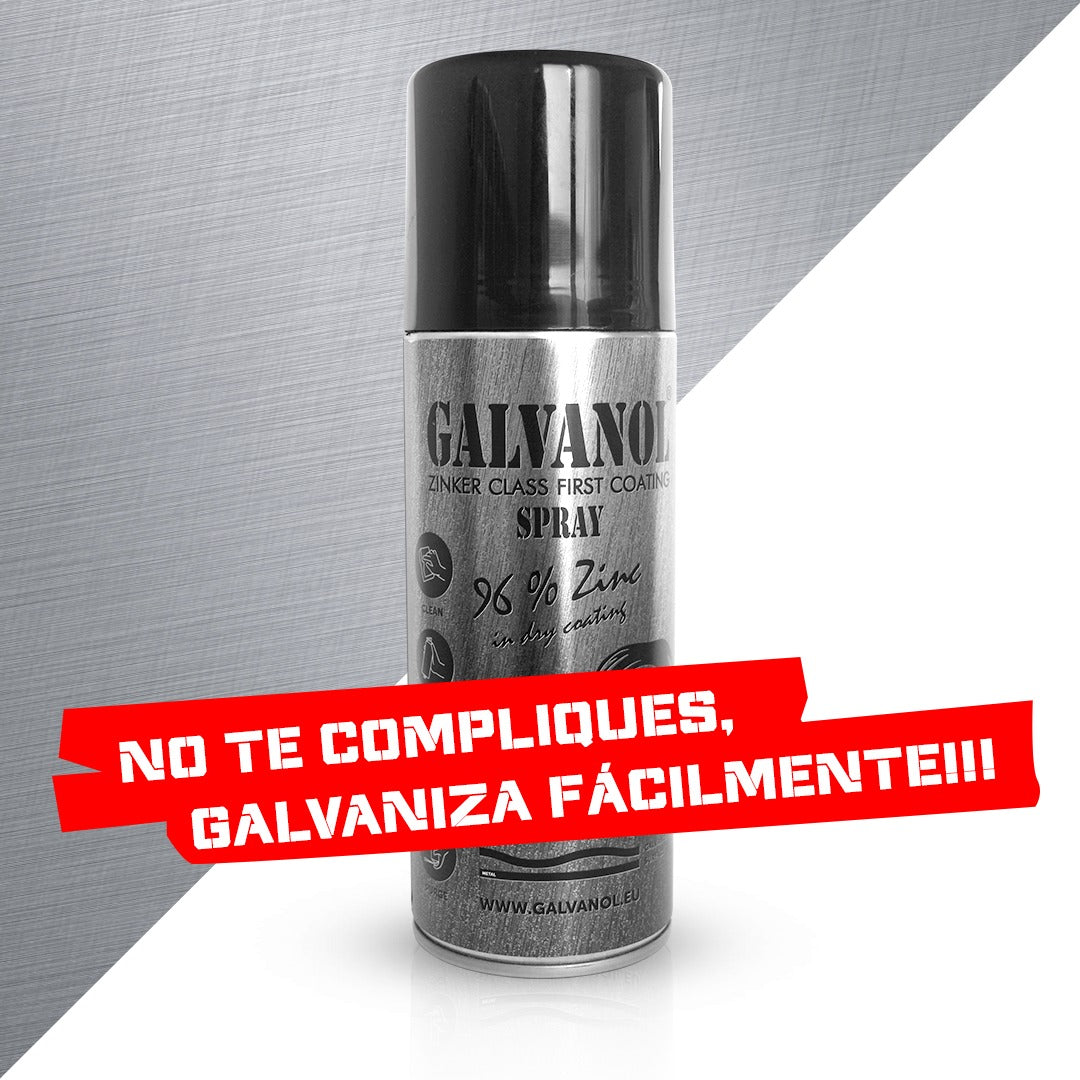 GALVANOL Spray 400ml. (Recubrimiento de Zinc/ Pintura rica en Zinc)