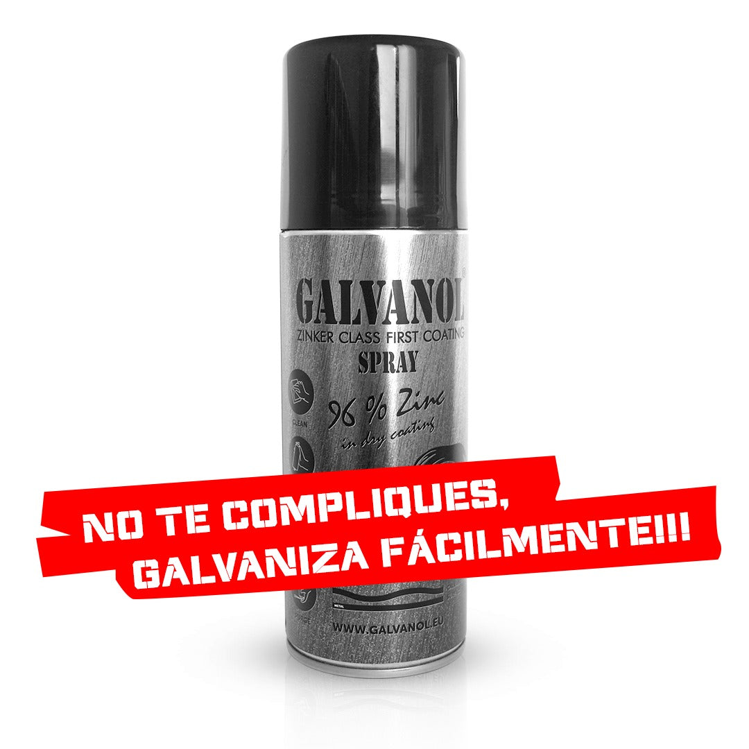 GALVANOL Spray 400ml. (Recubrimiento de Zinc/ Pintura rica en Zinc)